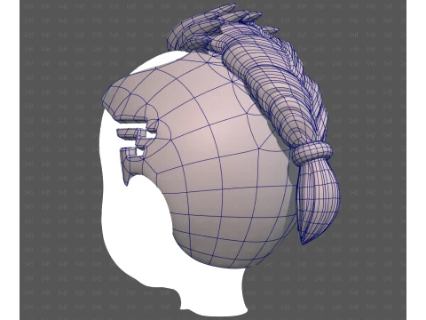 Base Hair for Boy V71 3D Model