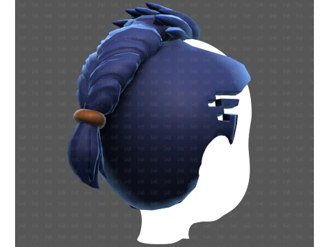 Base Hair for Boy V71 3D Model