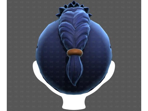 Base Hair for Boy V71 3D Model