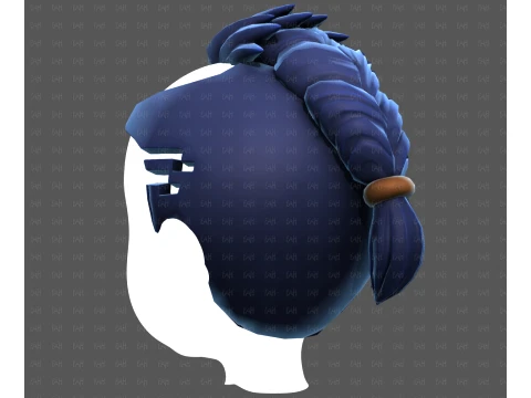 Base Hair for Boy V71 3D Model