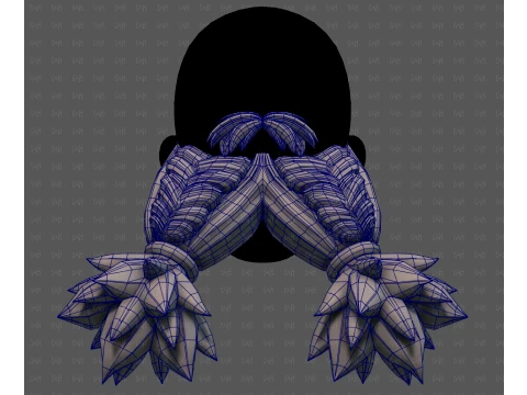 Beard V71 3D Model