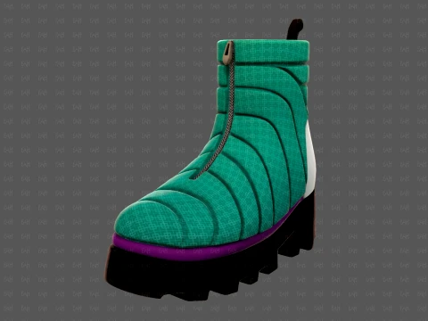 Shoes cartoonV63 3D Model