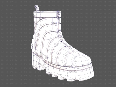 Shoes cartoonV63 3D Model