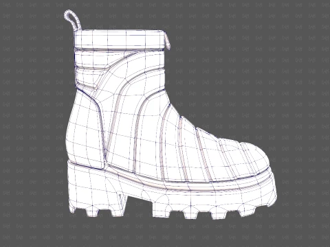 Shoes cartoonV63 3D Model
