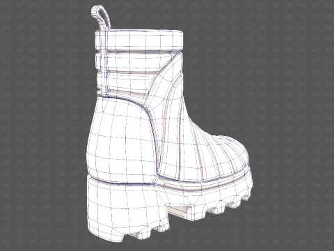 Shoes cartoonV63 3D Model