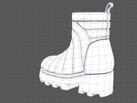 Shoes cartoonV63 3D Model