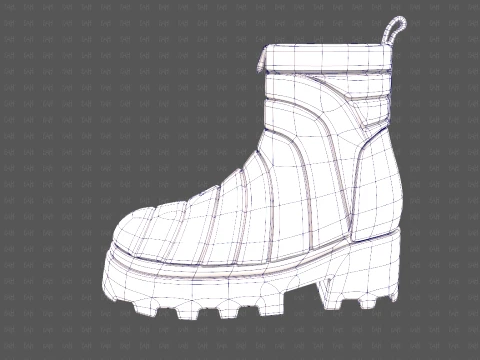 Shoes cartoonV63 3D Model