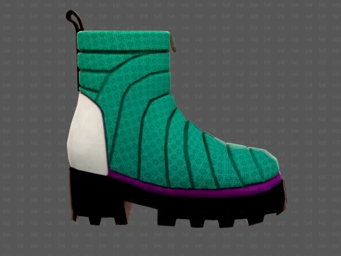 Shoes cartoonV63 3D Model