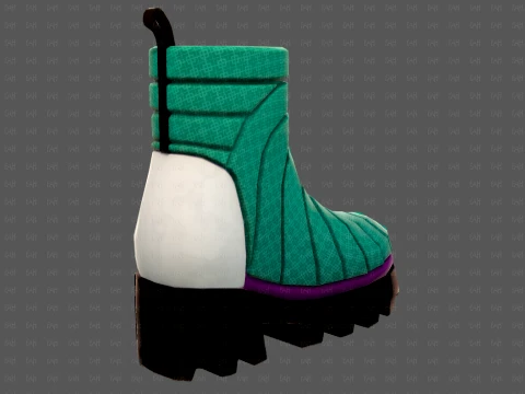 Shoes cartoonV63 3D Model