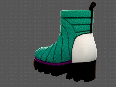 Shoes cartoonV63 3D Model