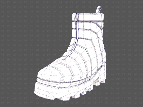 Shoes cartoonV63 3D Model