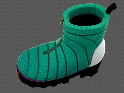 Shoes cartoonV63 3D Model