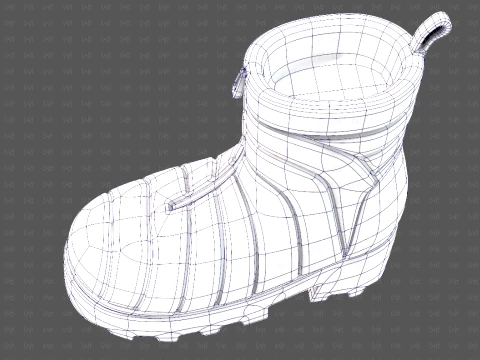 Shoes cartoonV63 3D Model