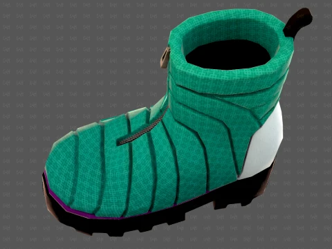 Shoes cartoonV63 3D Model