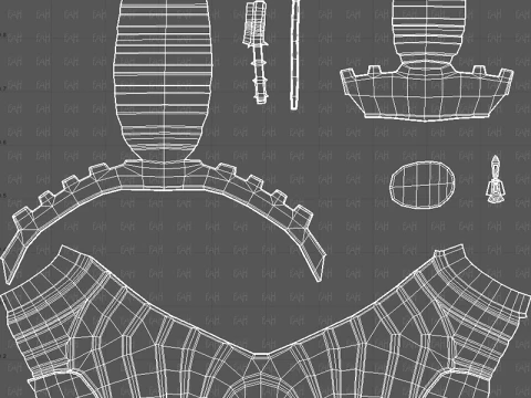 Shoes cartoonV63 3D Model