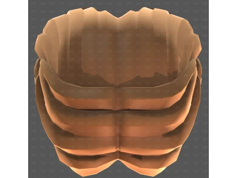 Base Hair for girl V72 3D Model