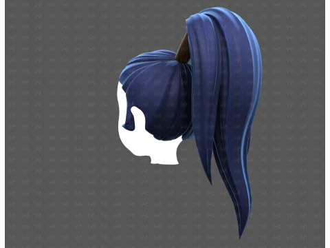 Base Hair for Boy V72 3D Model