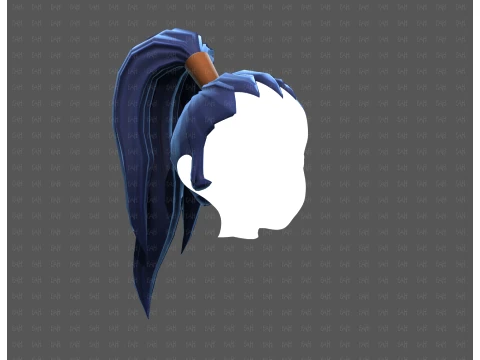 Base Hair for Boy V72 3D Model
