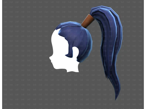 Base Hair for Boy V72 3D Model