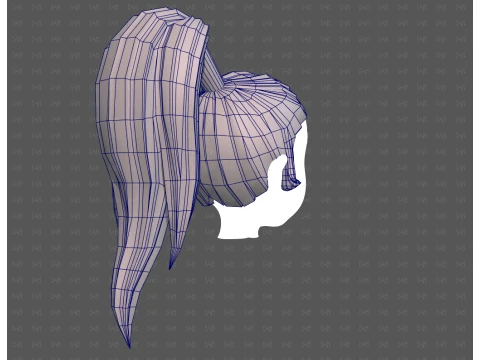 Base Hair for Boy V72 3D Model