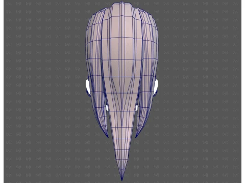 Base Hair for Boy V72 3D Model