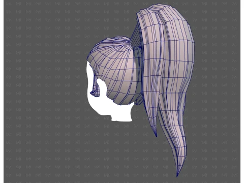Base Hair for Boy V72 3D Model