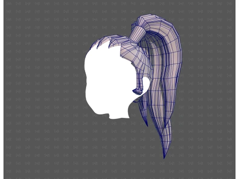 Base Hair for Boy V72 3D Model