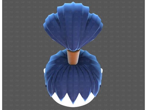 Base Hair for Boy V72 3D Model