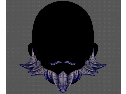 Beard V72 3D Model