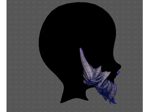 Beard V72 3D Model