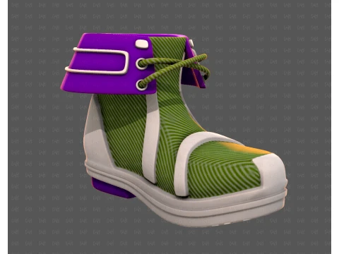Shoes cartoonV64 3D Model
