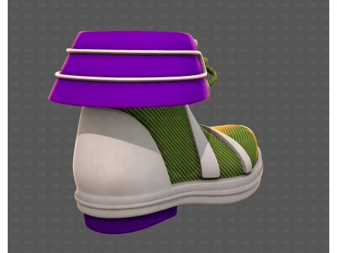 Shoes cartoonV64 3D Model