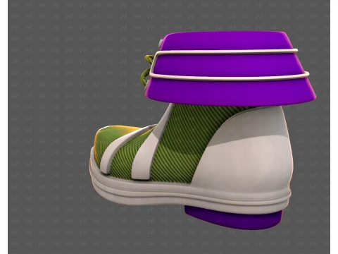 Shoes cartoonV64 3D Model