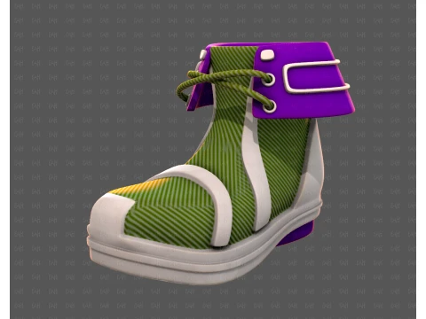 Shoes cartoonV64 3D Model