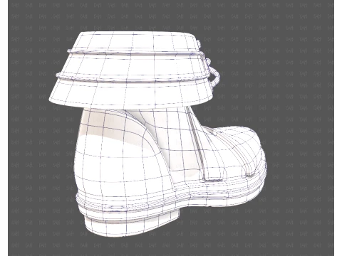Shoes cartoonV64 3D Model