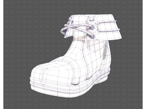 Shoes cartoonV64 3D Model