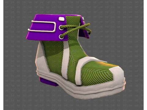 Shoes cartoonV64 3D Model