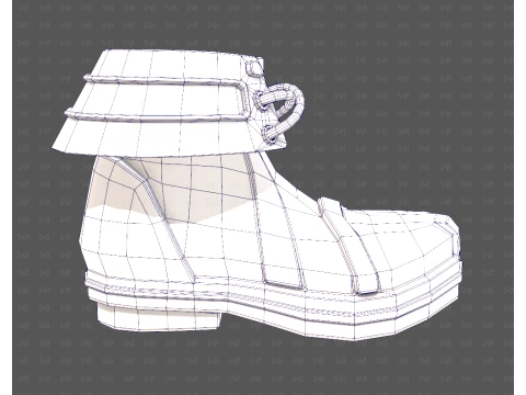 Shoes cartoonV64 3D Model