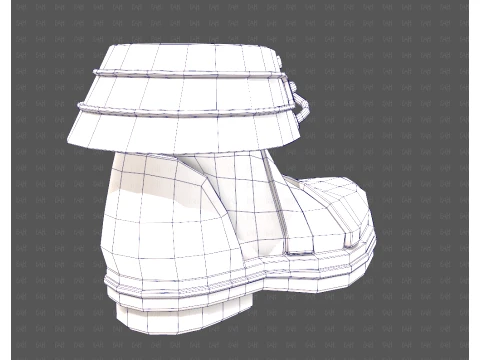 Shoes cartoonV64 3D Model