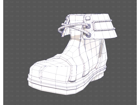 Shoes cartoonV64 3D Model