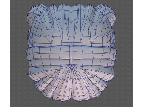 Base Hair for girl V73 3D Model