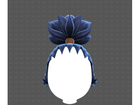 Base Hair for Boy V73 3D Model