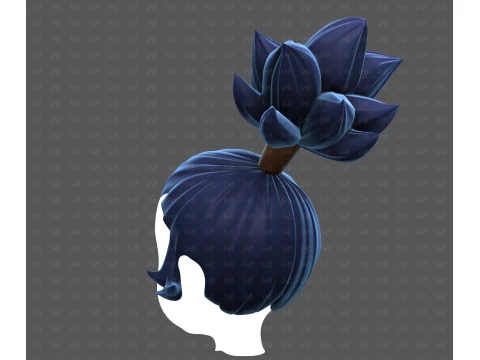 Base Hair for Boy V73 3D Model