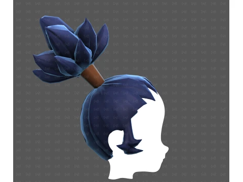 Base Hair for Boy V73 3D Model