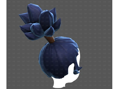Base Hair for Boy V73 3D Model