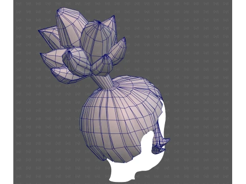 Base Hair for Boy V73 3D Model