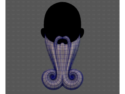 Beard V73 3D Model