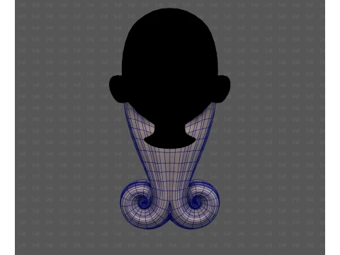 Beard V73 3D Model