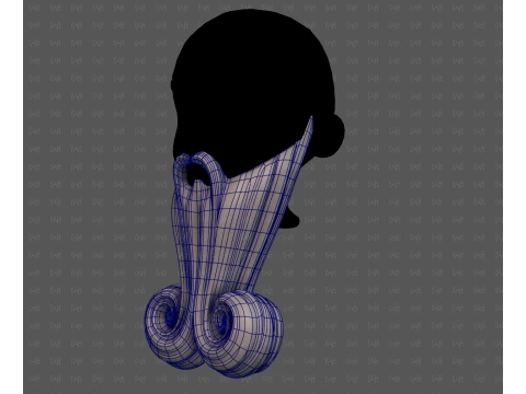 Beard V73 3D Model