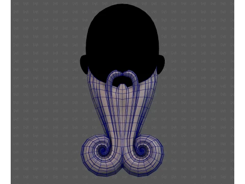 Beard V73 3D Model